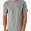 PATAGO01 Patagonia P-6 Logo Responsibili-Tee - Gravel Heather Clothing