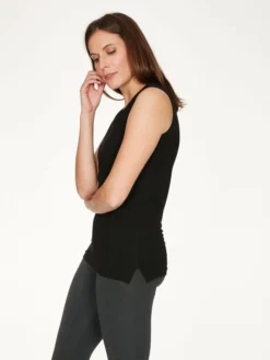 BRAINT01 Thought Bamboo Base Layer Singlet - Black