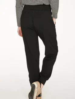 BRAINT01 Thought Dashka Bamboo & Organic Cotton Slacks - Black Clothing