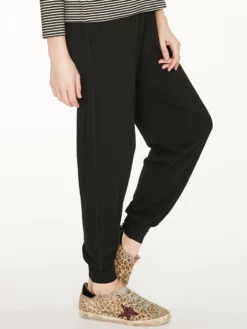 BRAINT01 Thought Dashka Bamboo & Organic Cotton Slacks - Black Clothing