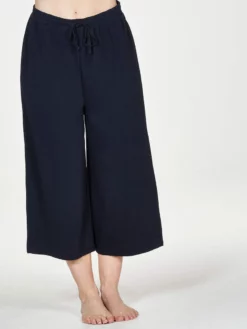 BRAINT01 Thought Lettice GOTS Organic Cotton Pyjamas - Navy