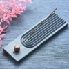 WORLDL01 Worldly Aromas Hara Incense Holder - Cyan