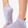 YOGAMA02 Clothing Toesox Grip Half Toe Low Rise - Heather Purple