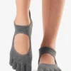 YOGAMA02 Toesox Grip Full Toe Bellarina - Charcoal Grey Clothing 1 YOGAMA02 Toesox Grip Full Toe Bellarina - Charcoal Grey Clothing