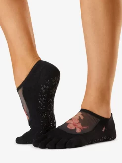 YOGAMA02 Clothing Toesox Grip Full Toe Luna - Hibiscus Dreams