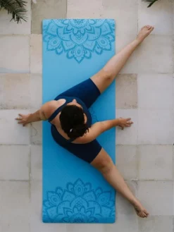 YDLAB01 Yoga Design Lab Flow Mat - Pure Mandala Aqua