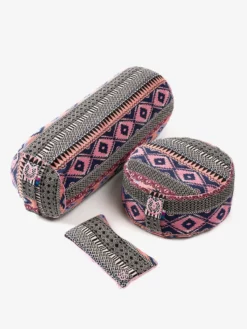 HARADE01 Yoga & Meditation GIfts Yogamatters Diamond Geometric Lux Eye Pillow