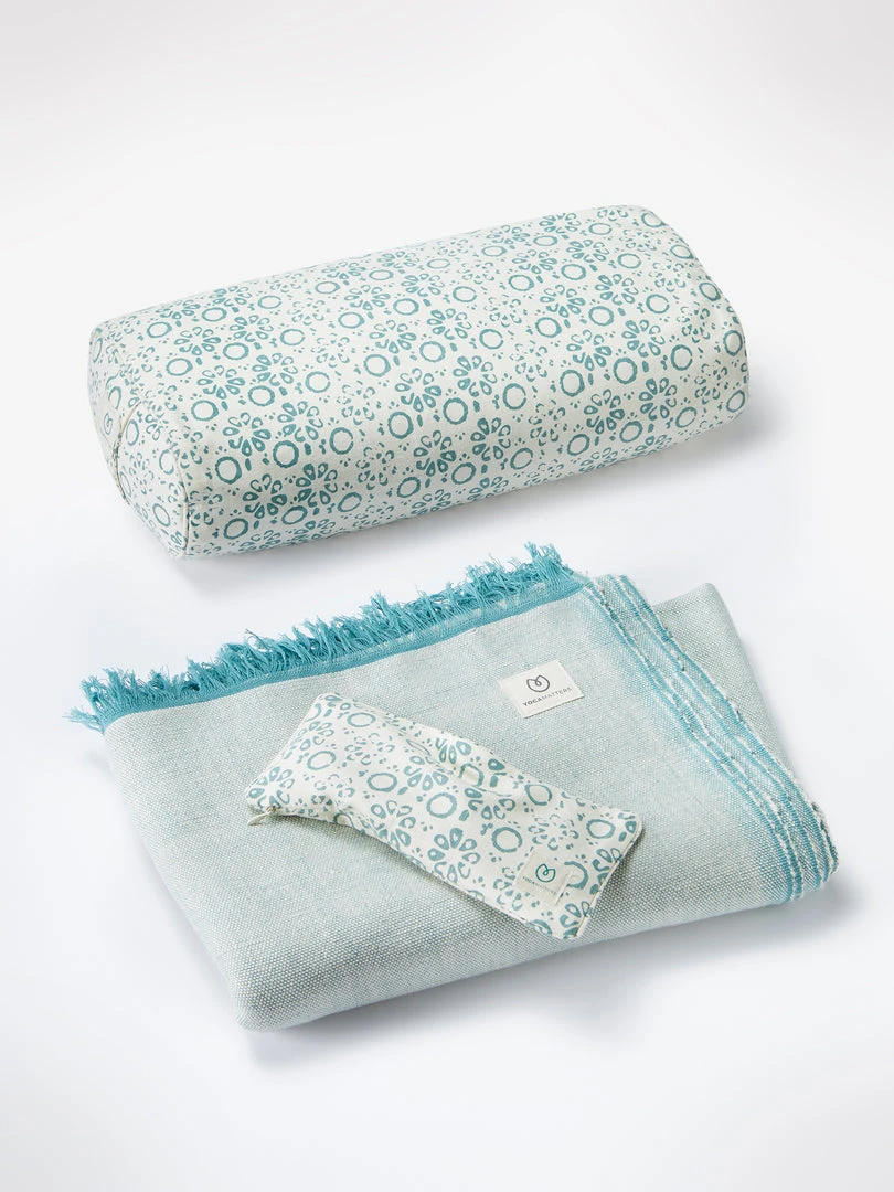 Yogamatters Daisy Print Mini Meditation Kit New In 12 Yogamatters Daisy Print Mini Meditation Kit New In