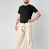 LOYALE01 Yogamatters Thai Fisherman's Organic Cotton Trousers - Natural - Tall 2 LOYALE01 Yogamatters Thai Fisherman's Organic Cotton Trousers - Natural - Tall