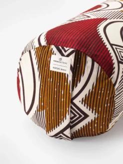 LOYALE01 Yogamatters X Bespoke Binny Red Waves Bolster