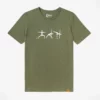 YOGARU01 Clothing Yogaru Men's Warrior 2 Flow T-Shirt - Green 2 YOGARU01 Clothing Yogaru Men's Warrior 2 Flow T-Shirt - Green