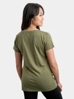 YOGARU01 Clothing Yogaru Women's Warrior 2 T-Shirt - Green