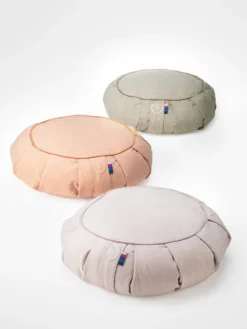 LOYALE01 Yogamatters Organic Cotton Chambray Zafu Meditation Cushion New In