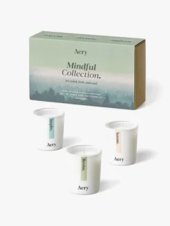 AERYLT01 Aery Mindful Collection Votive Candle Gift Set Wellbeing & Lifestyle