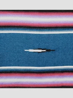 WESTPA01 West Path Baja Diamond Yoga Blanket - Aegean Blue