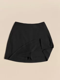 EASEDK01 Girlfriend Collective High-Rise Skort - Black Clothing
