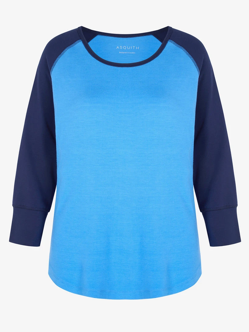 ASQUIT01 Clothing Asquith Boogie Tee - Sky Navy 5 ASQUIT01 Clothing Asquith Boogie Tee - Sky Navy