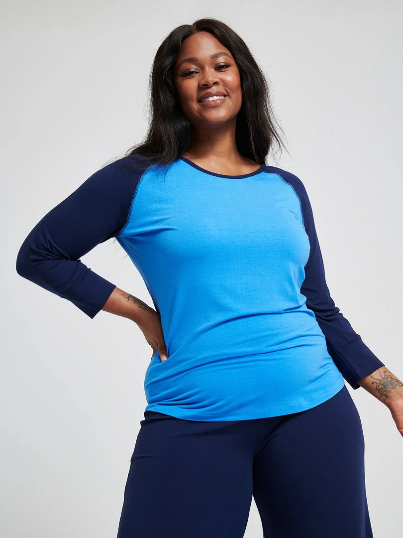 ASQUIT01 Clothing Asquith Boogie Tee - Sky Navy 3 ASQUIT01 Clothing Asquith Boogie Tee - Sky Navy