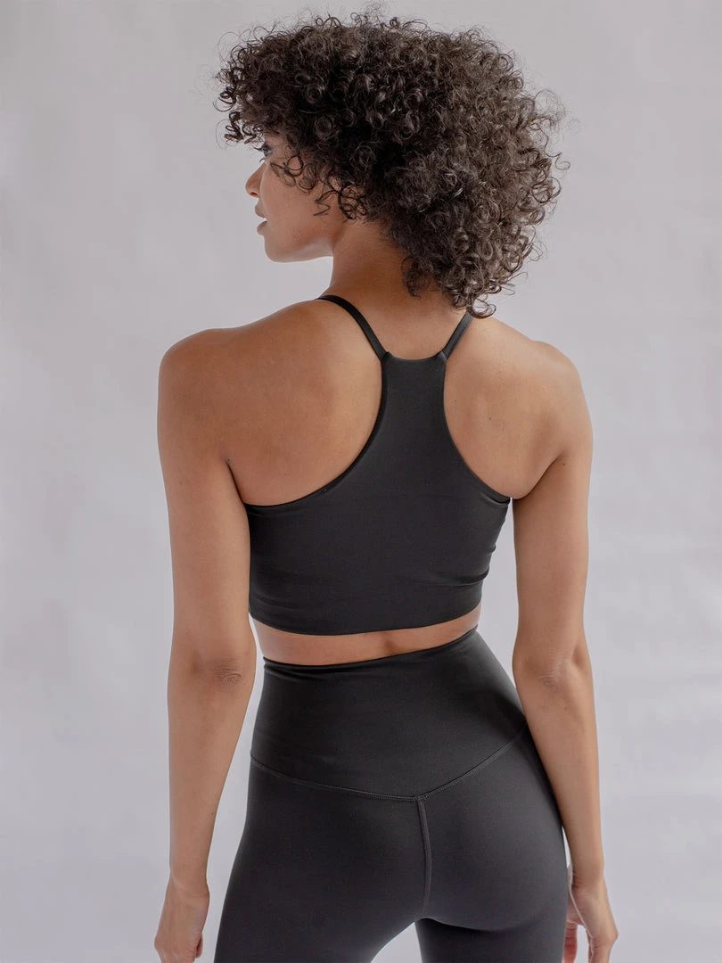 EASEDK01 Girlfriend Collective Float Cleo Bra - Black 4 EASEDK01 Girlfriend Collective Float Cleo Bra - Black