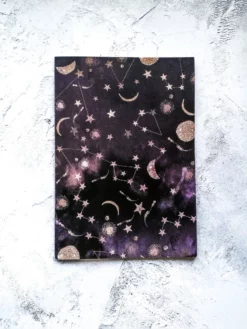 NIKKIS01 Nikki Strange A5 Recycled Notebook - Constellations Books