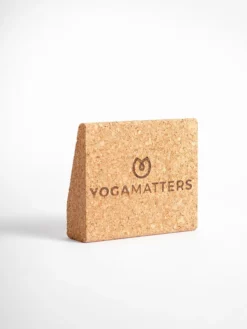 EUROSM01 Yogamatters Pocket Size Cork Wedge