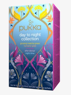 PUKKAH01 Wellbeing & Lifestyle Pukka Day To Night Tea Collection