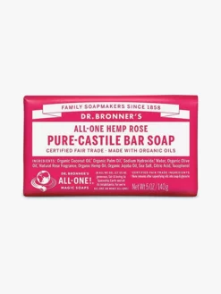 CLFDIS01 Dr Bronner's Pure-Castile Bar Soap - Rose With Love...