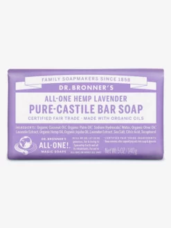 CLFDIS01 Dr Bronner's Pure-Castile Soap Bar - Lavender
