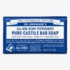 CLFDIS01 Wellbeing & Lifestyle Dr Bronner's Pure-Castile Soap Bar - Peppermint