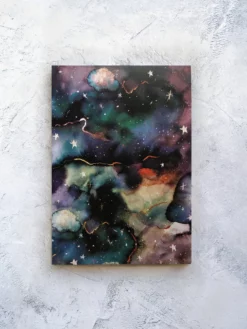 NIKKIS01 Nikki Strange A5 Recycled Notebook - Ethereal Cosmos Books