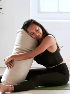 LOYALE01 Yogamatters Hemp Buckwheat Bolster - Natural Sustainable Bestsellers