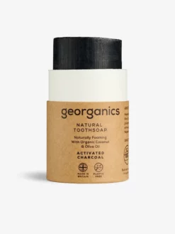 GEORGA01 Georganics Natural Toothsoap - Activated Charcoal Wellbeing & Lifestyle