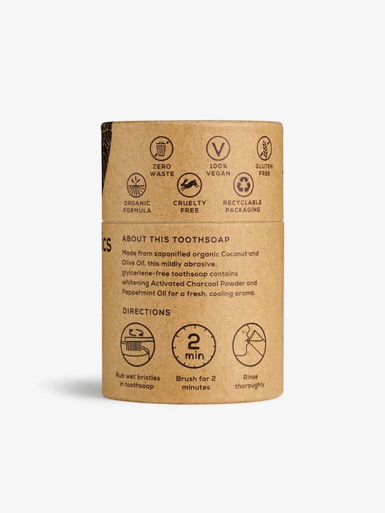 GEORGA01 Georganics Natural Toothsoap - Activated Charcoal Wellbeing & Lifestyle 5 GEORGA01 Georganics Natural Toothsoap - Activated Charcoal Wellbeing & Lifestyle