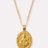 GODDES01 Goddess Charms Goddess Of Abundance Pendant Necklace - Gold