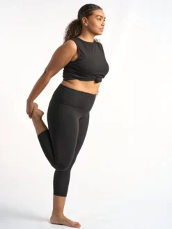 FINEKN03 Gossypium Rhythm Yoga Capri 27 FINEKN03 Gossypium Rhythm Yoga Capri