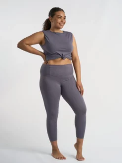 FINEKN03 Gossypium Rhythm Yoga Capri