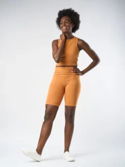 FINEKN03 Sustainable Bestsellers Gossypium Rhythm Yoga Shorts