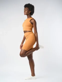 FINEKN03 Sustainable Bestsellers Gossypium Rhythm Yoga Shorts