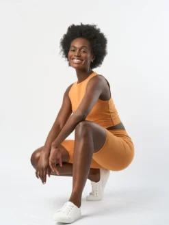 FINEKN03 Sustainable Bestsellers Gossypium Rhythm Yoga Shorts