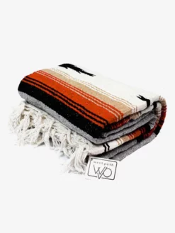 WESTPA01 West Path Baja Diamond Yoga Blanket - Grey Custom