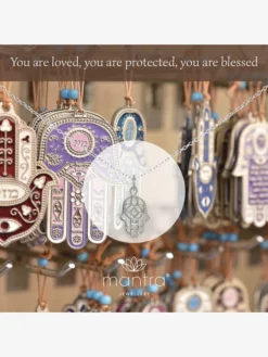 MANTR01 Mantra Jewellery Hamsa Hand Necklace