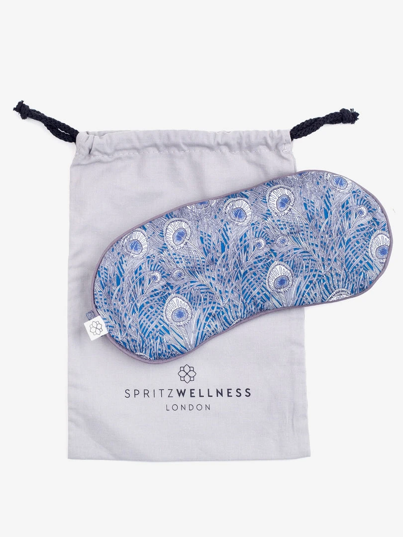 SPRITZ01 Spritz Wellness Liberty Print Aromatherapy Eye Mask -Hera Blue 3 SPRITZ01 Spritz Wellness Liberty Print Aromatherapy Eye Mask -Hera Blue