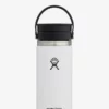 HYDROF01 Hydro Flask 475ml Wide Mouth W/Flex Sip Lid - White Yoga