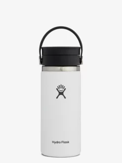 HYDROF01 Hydro Flask 475ml Wide Mouth W/Flex Sip Lid - White Yoga
