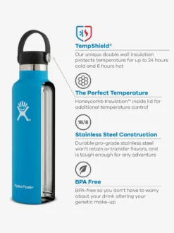HYDROF01 Hydro Flask 620ml Standard Mouth With Flex Cap - Alpine Yoga