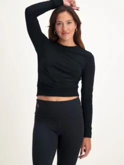 URBANG01 Urban Goddess Lakshmi Long Sleeved Crop Top Clothing