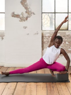 CAUCHO01 Equipment & Accessories Yogamatters Large Reclaim Eco Yoga Brick - Black