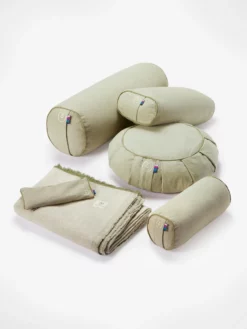 LOYALE01 Yogamatters Organic Cotton Chambray Yoga Blanket New In