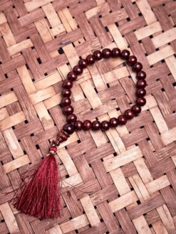 LOYALE01 With Love... Yogamatters Rosewood Mala Beads Bracelet
