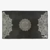 YDLAB01 Yoga Design Lab Hand Towel - Mandala Black Yoga Mat Towels 2 YDLAB01 Yoga Design Lab Hand Towel - Mandala Black Yoga Mat Towels